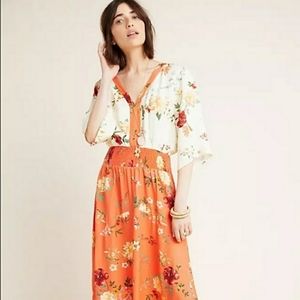 Anthropologie Farm Rio Kiera Maxi Dress